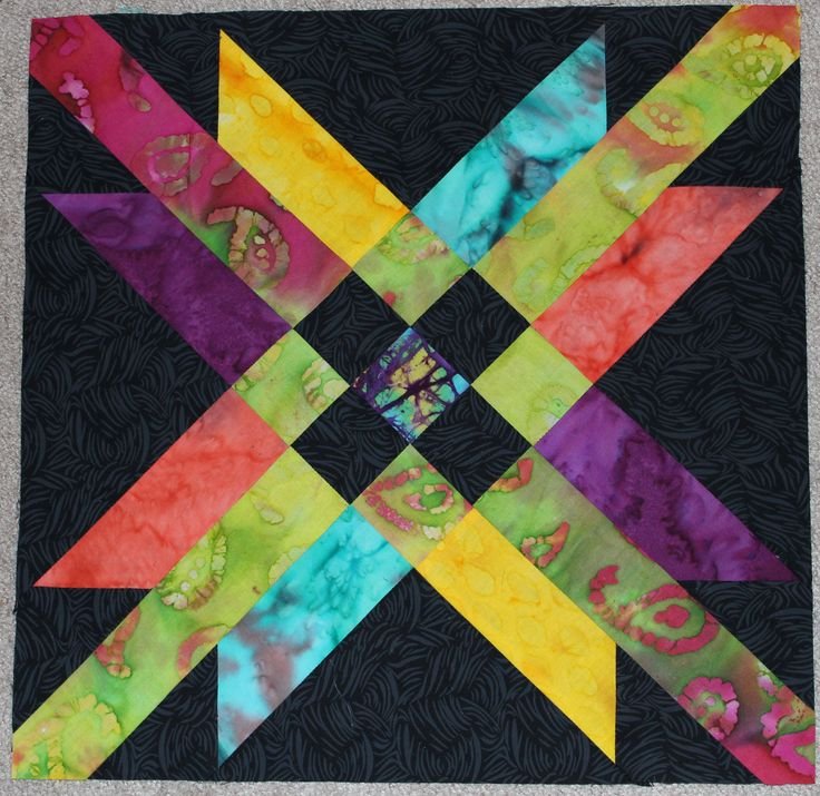 Mexican Star Quilt Block Free Pattern Crochet Loves