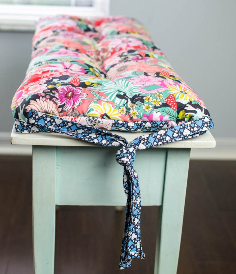 Patchwork Bench Cushion Free Pattern Crochet Loves